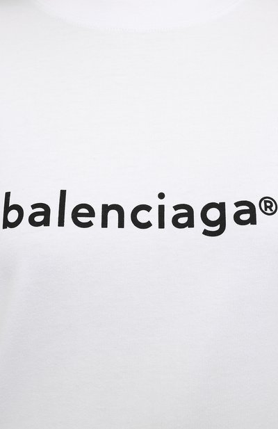 Хлопковая футболка BALENCIAGA, арт. 641655/TIV54, фото 5