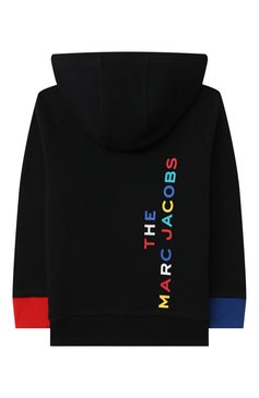 Детский хлопковая толстовка MARC JACOBS (THE) черного цвета, арт. W25453 | Фото 2 (Рукава: Длинные; Материал внешний: Хлопок; Мальчики Кросс-КТ: Толстовка-одежда; Материал сплава: Проставлено; Драгоценные камни: Проставлено; Ростовка одежда: 9 лет | 134 см, 12 лет | 152 см, 2 года | 92 см, 3 года | 98 см, 4 года | 104 см, 5 лет | 110 �см, 7 лет | 122 см)