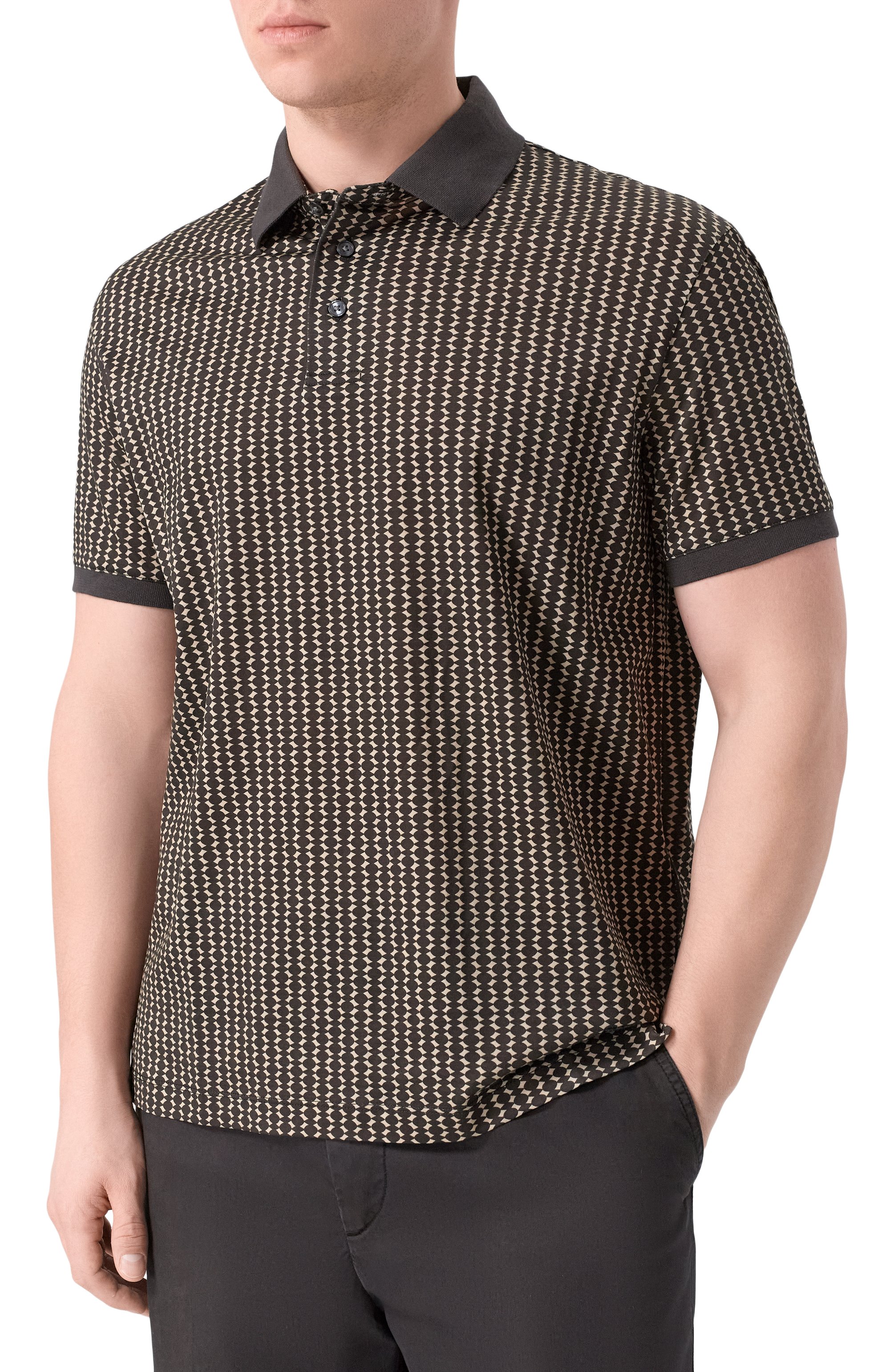 Поло из лиоцелла и хлопка EMPORIO ARMANI, арт. EM005356/AF24857, фото 3