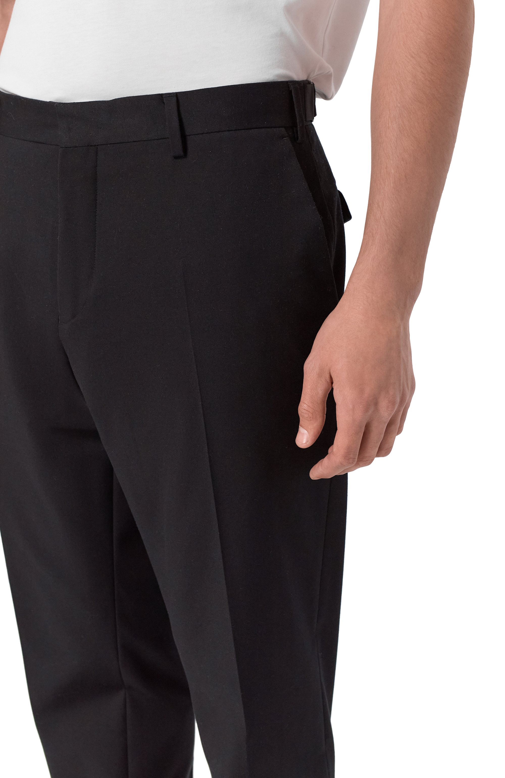 Брюки из хлопка и шерсти DRIES VAN NOTEN, арт. 020904-2302-900, фото 5