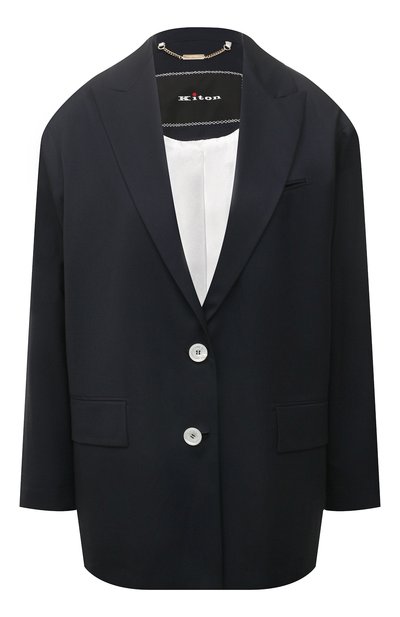 Женский шерстяной жакет KITON, арт. D53502K01024