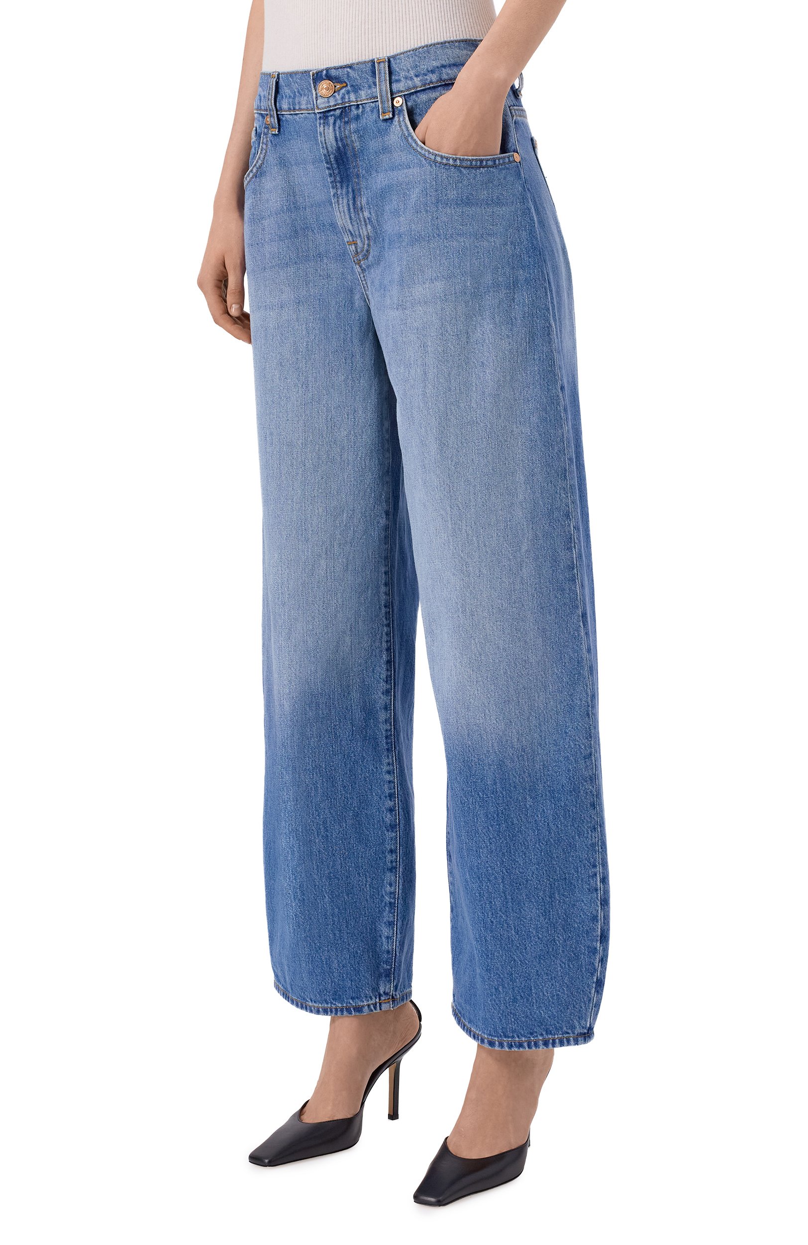 Джинсы bonnie curvilinear 7 FOR ALL MANKIND, арт. 7UF70E52-3NX, фото 3