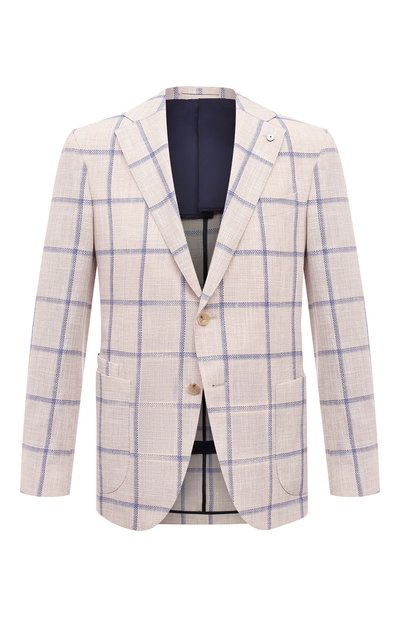 Мужской пиджак из шерсти и шелка L.B.M. 1911, арт. 2411/42313