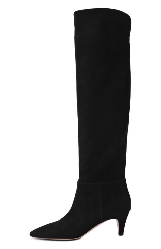 Замшевые ботфорты Elise 55 Gianvito Rossi G80138.55RIC.C45NER0 Чёрный  G80138.55RIC.C45NER0 Фото 4