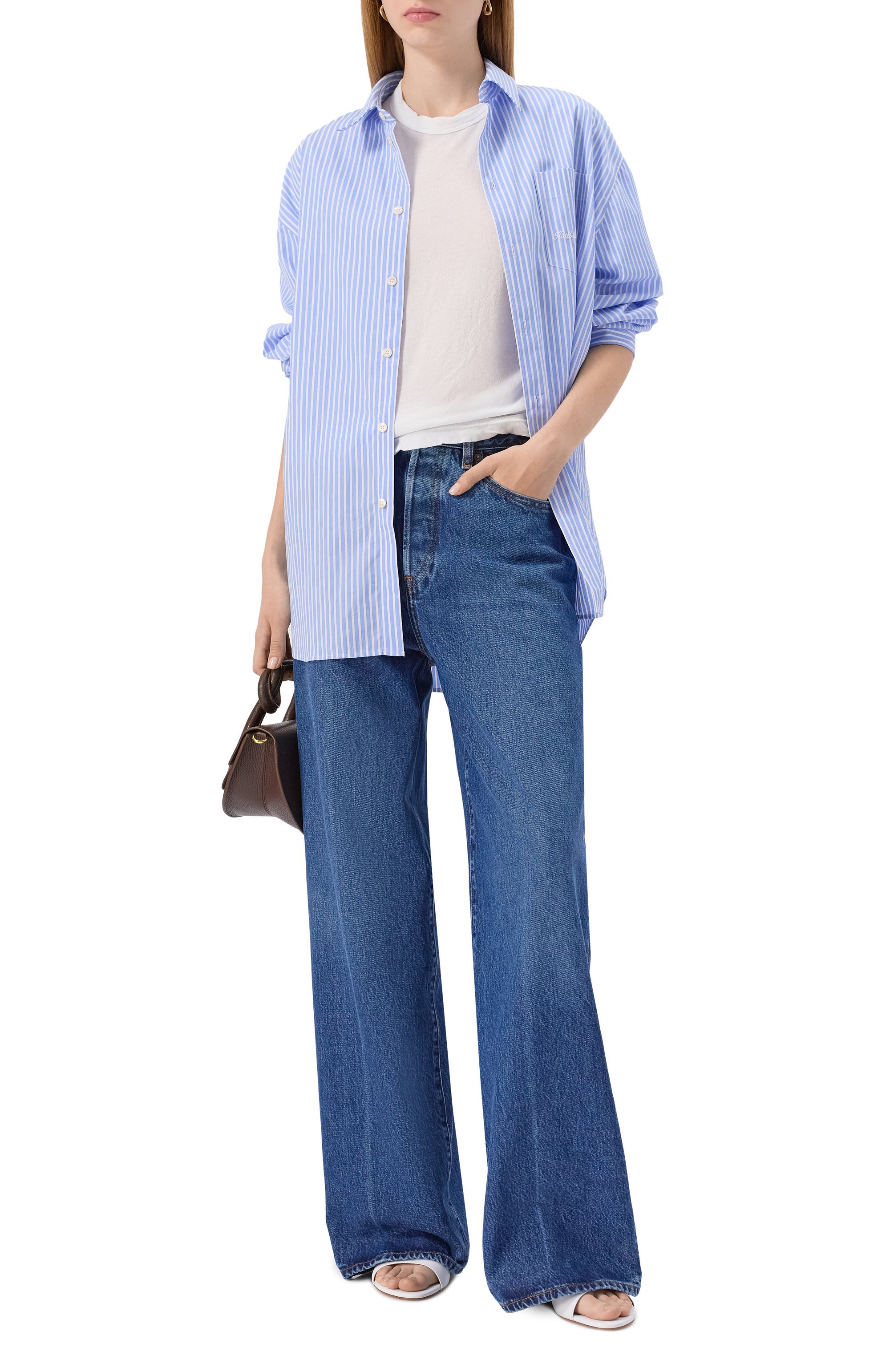 Хлопковая футболка JAMES PERSE белого цвета по цене 25250 руб., арт. WUC3842, фото 2 Хлопковая футболка JAMES PERSE, арт. WUC3842, фото 2