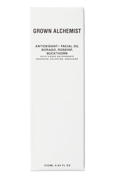 Антиоксидантное масло «бораго, шиповник и крушина» (25ml) GROWN ALCHEMIST, арт. GA00039, фото 3