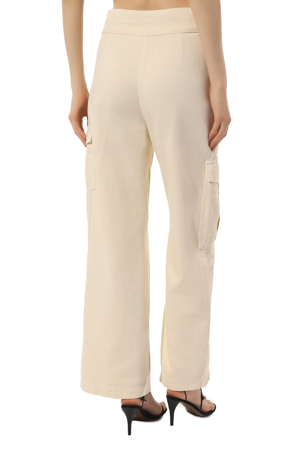 Брюки из хлопка и льна PATRIZIA PEPE, арт. 2P1483_A247, фото 4