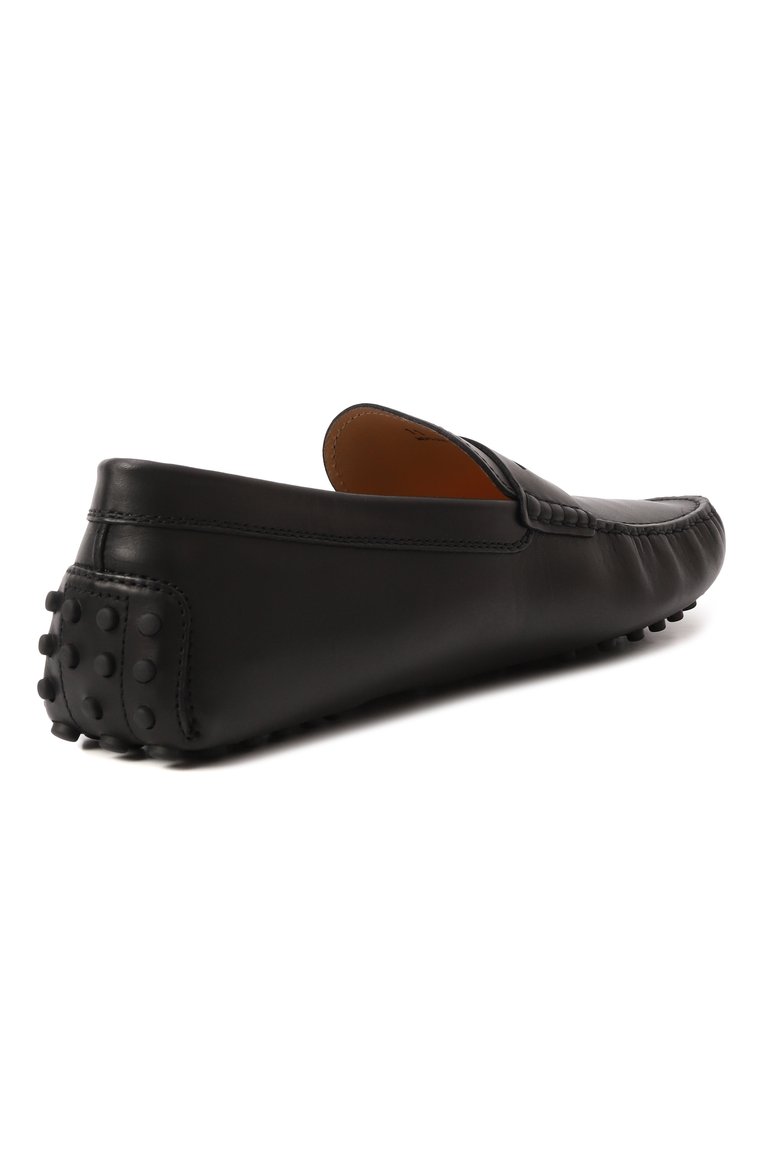 Мужские кожаные мокасины TOD’S черного цвета, арт. XXM64C00640/D90 | Фото 5 (Нос: Не проставлено; Материал внутренний: Натуральная кожа; Материал внешний: Натуральн�ая кожа; Стили: Кэжуэл)