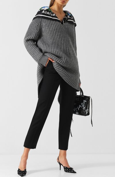 Укороченные шерстяные брюки со стрелками BALENCIAGA, арт. 520417/TYI20, фото 2