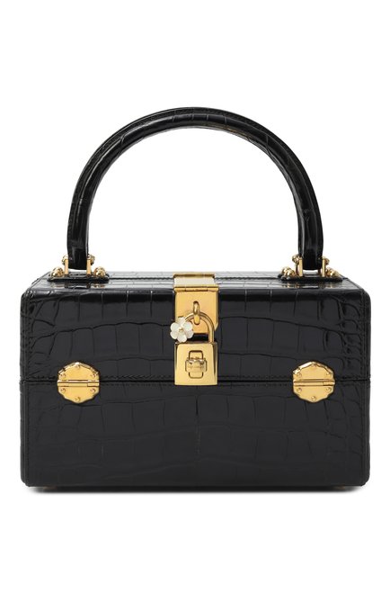 Женская сумка dolce box из кожи крокодила DOLCE & GABBANA, арт. BB6238/B2CL6