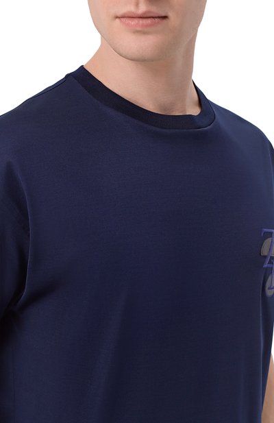 Хлопковая футболка ZILLI, арт. TSR03PM1171VZBR00, фото 5