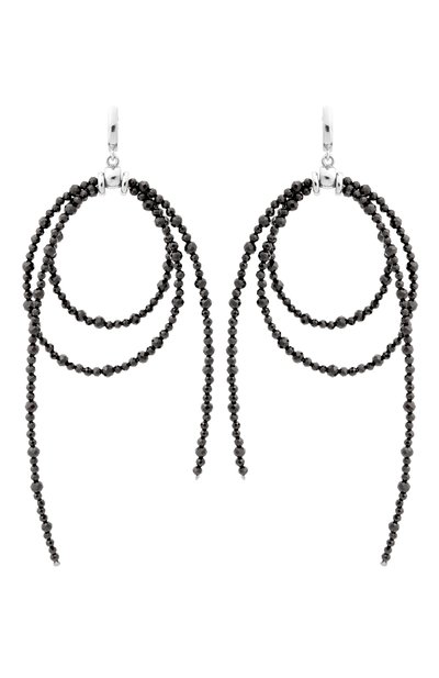 Женские серьги obsidian rose BLUEJAY, арт. BEA-OR