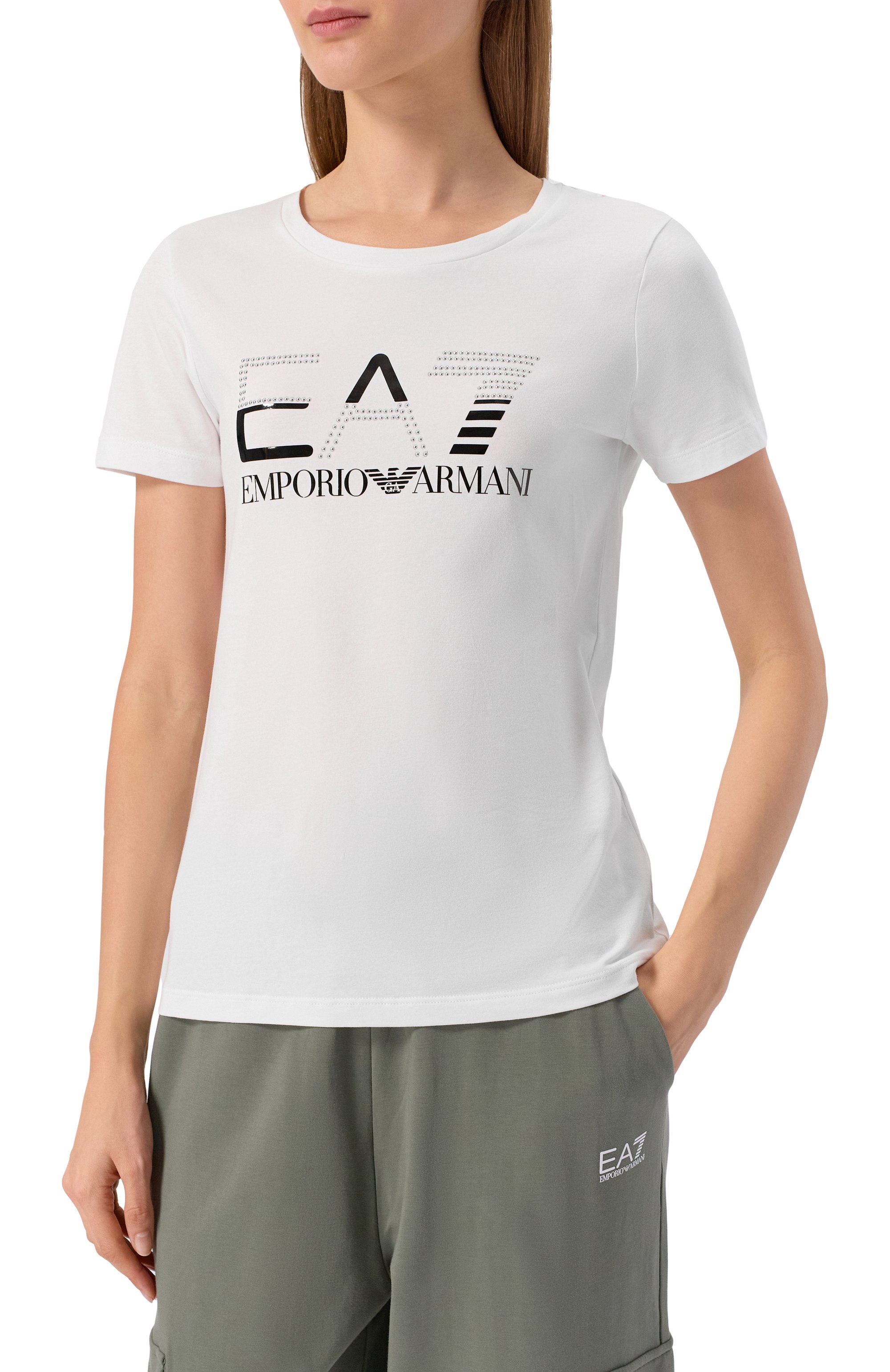 Хлопковая футболка EA7, арт. 7W000721/AF10373, фото 3