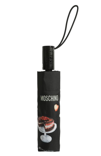 Складной зонт MOSCHINO черного цвета по цене 14300 руб., арт. 8953-0PENCL0SEA, фото 4 Складной зонт MOSCHINO, арт. 8953-0PENCL0SEA, фото 4