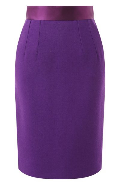 Женская юбка из шерсти и шелка DOLCE & GABBANA, арт. F4C1ET/FU2TZ