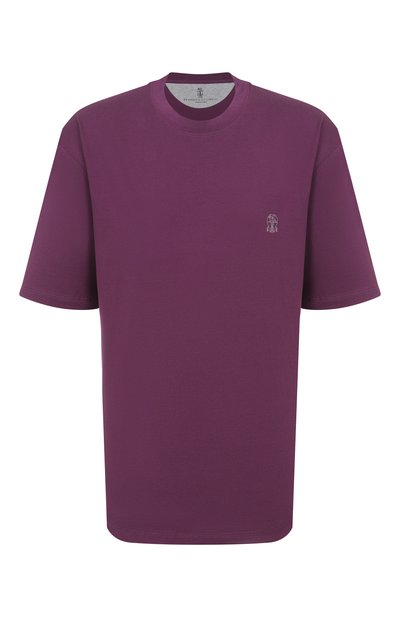 Мужская хлопковая футболка BRUNELLO CUCINELLI, арт. M0B138440W