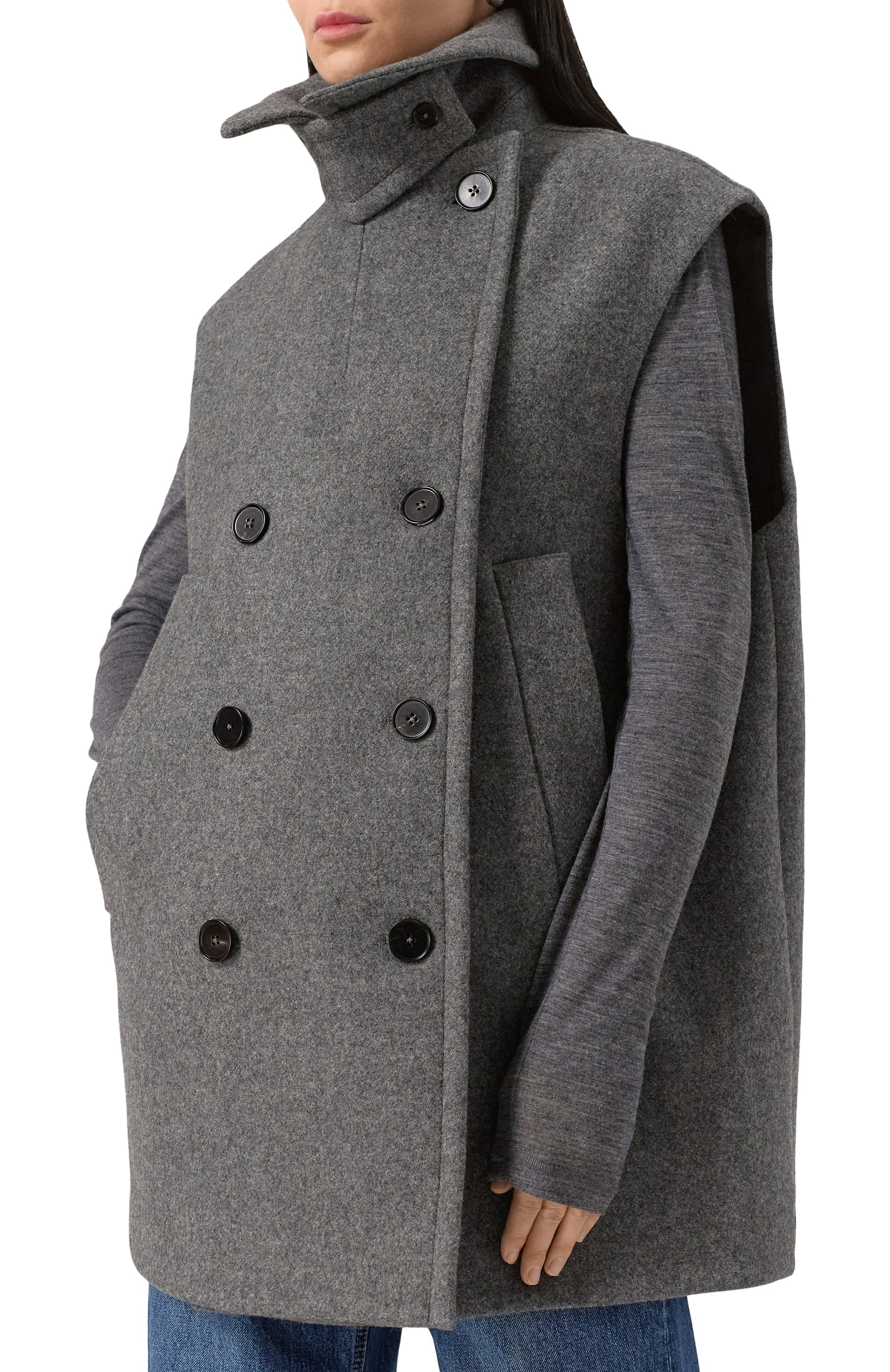 Шерстяной жилет JIL SANDER, арт. J40FB0115-J40004, фото 8