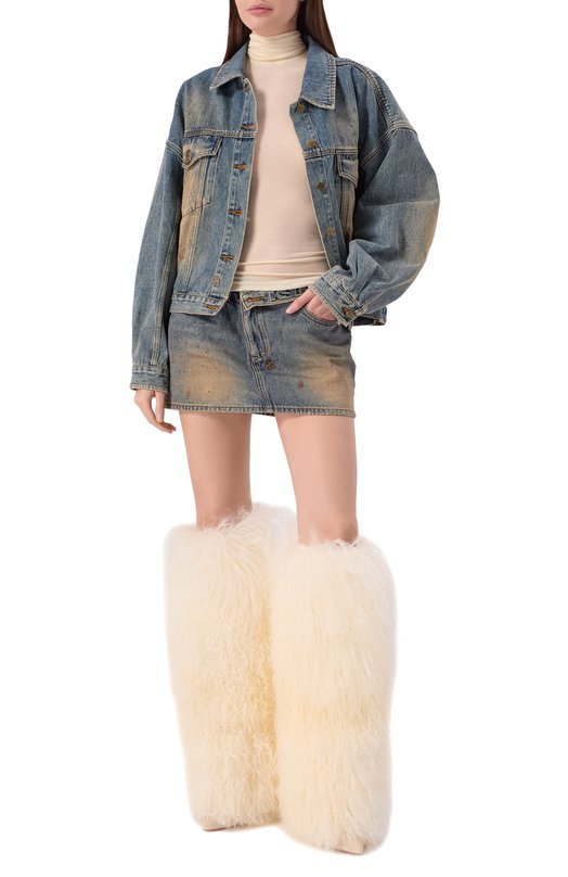 Водолазка из лиоцелла Pascale Agolde A72381618 Кремовый  A72381618 Фото 2