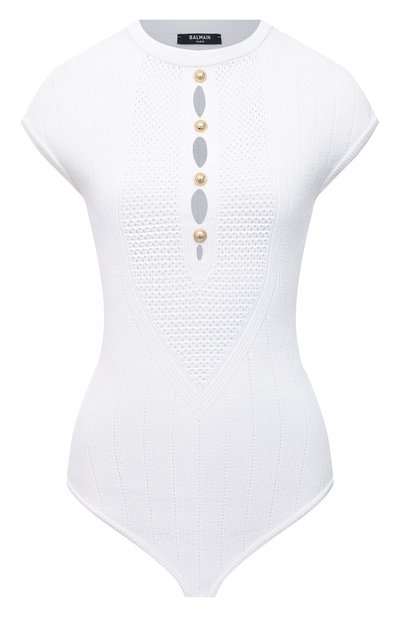 Женское боди из вискозы BALMAIN, арт. XF1BC000/KB07