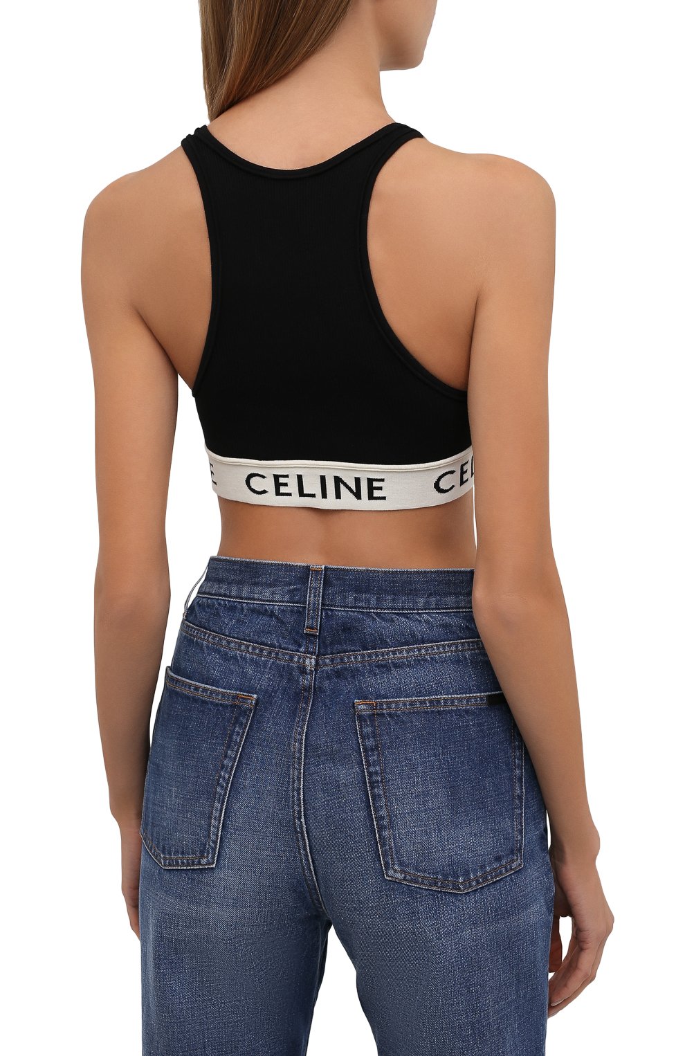 Хлопковый топ CELINE, арт. 2A68L372N, фото 4