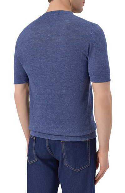 Джемпер изо льна и хлопка BRUNELLO CUCINELLI, арт. M2L00340, фото 4