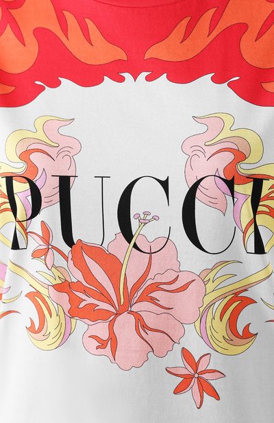 Хлопковая футболка EMILIO PUCCI, а рт. 0EJP45/0E994, фото 5