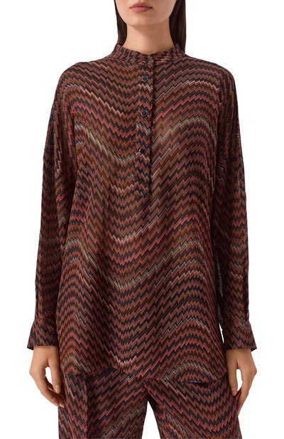Блузка из вискозы и хлопка MISSONI, арт. DS25WJ0F/BC005D, фото 3