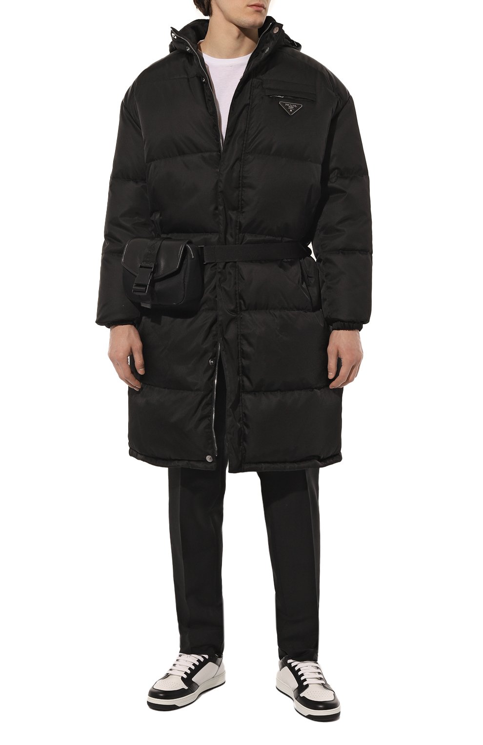 Шерстяной пуховик PRADA, арт. SGX871-1WQ8-F0002-212, фото 2