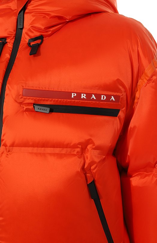 фото Пуховик prada linea rossa prada