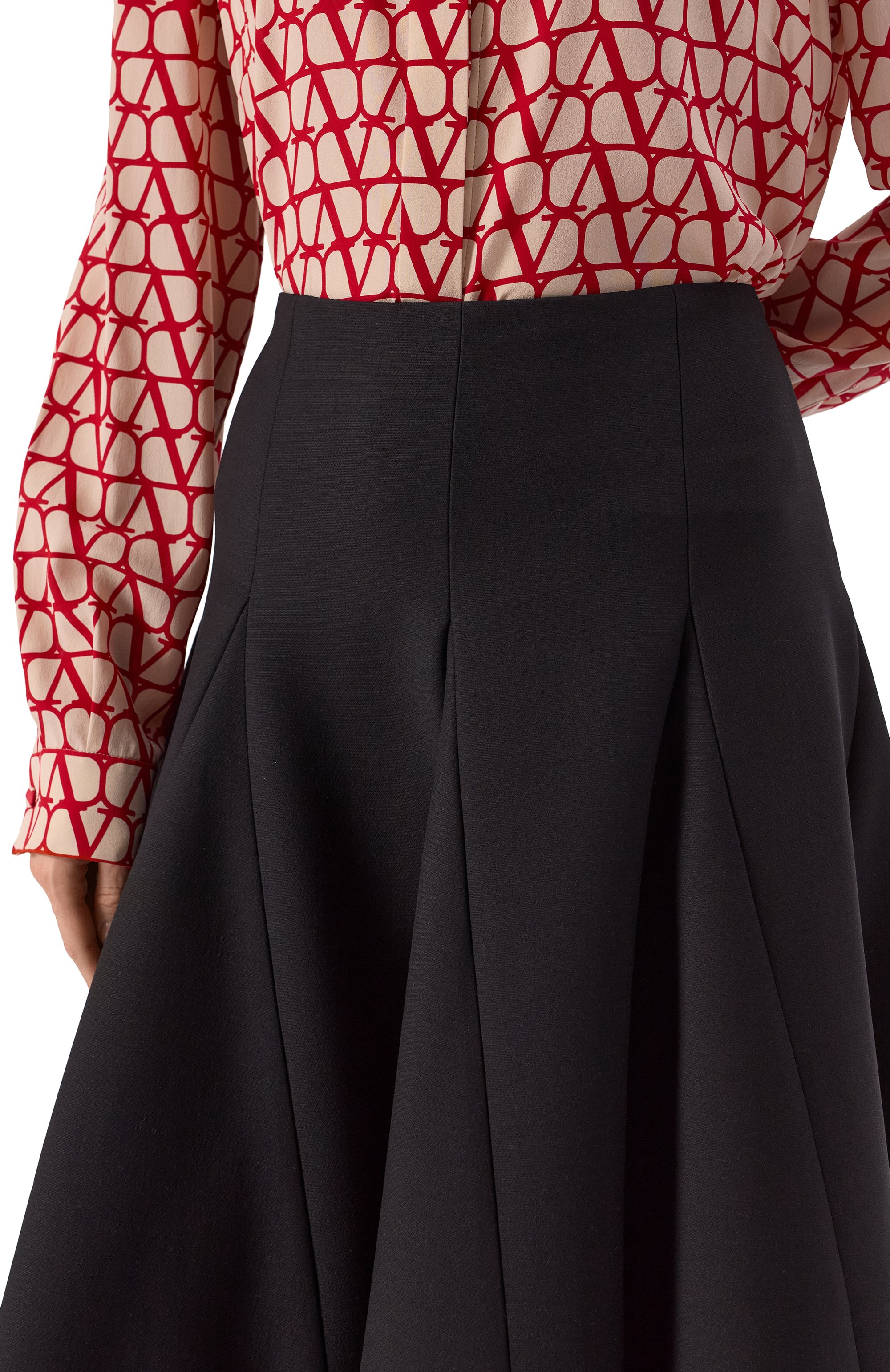 Юбка из шерсти и шелка VALENTINO, арт. 5B0RAC181CF, фото 5