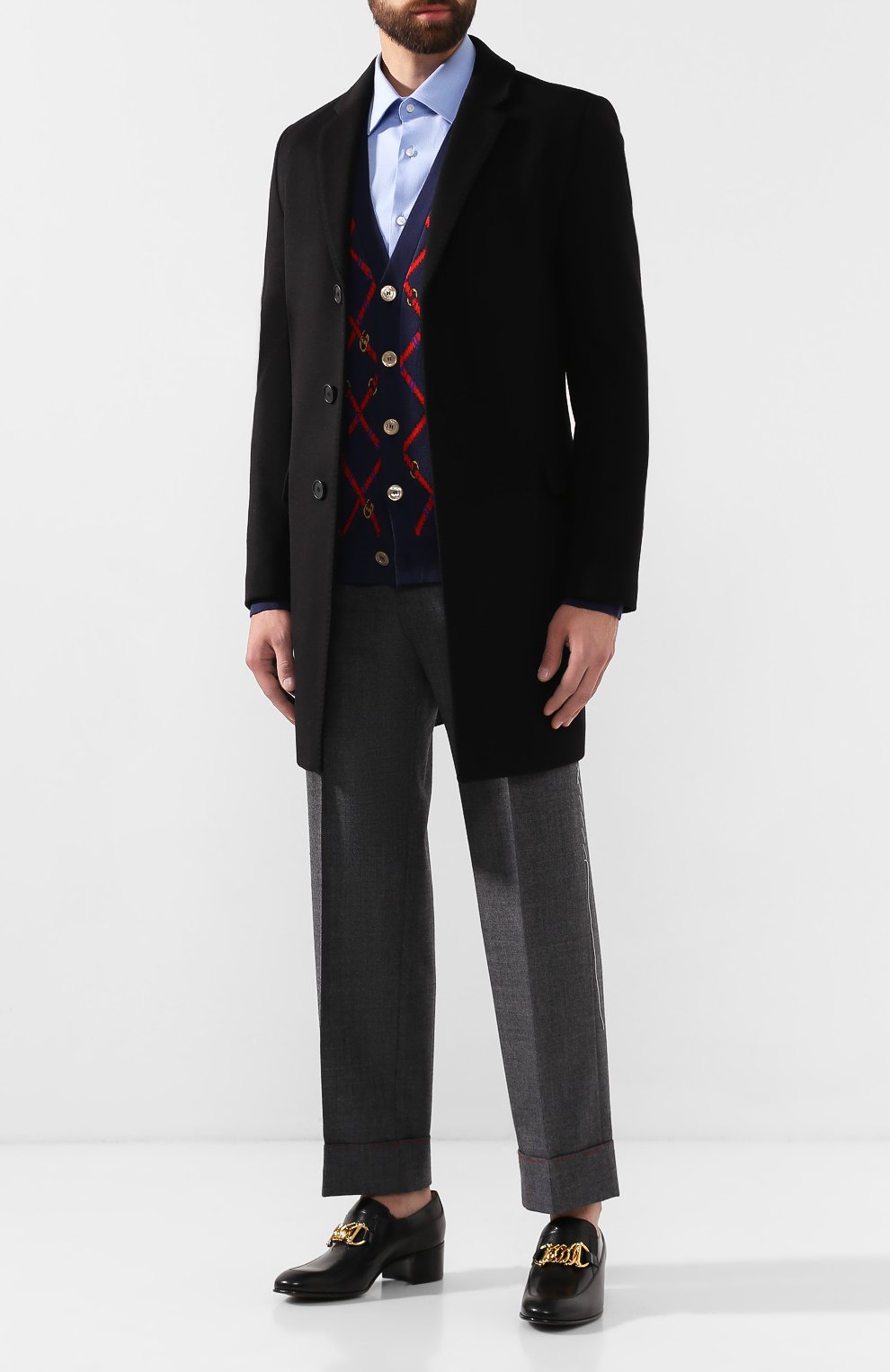 Кожаные лоферы GUCCI, арт. 585860/D3V00, фото 2