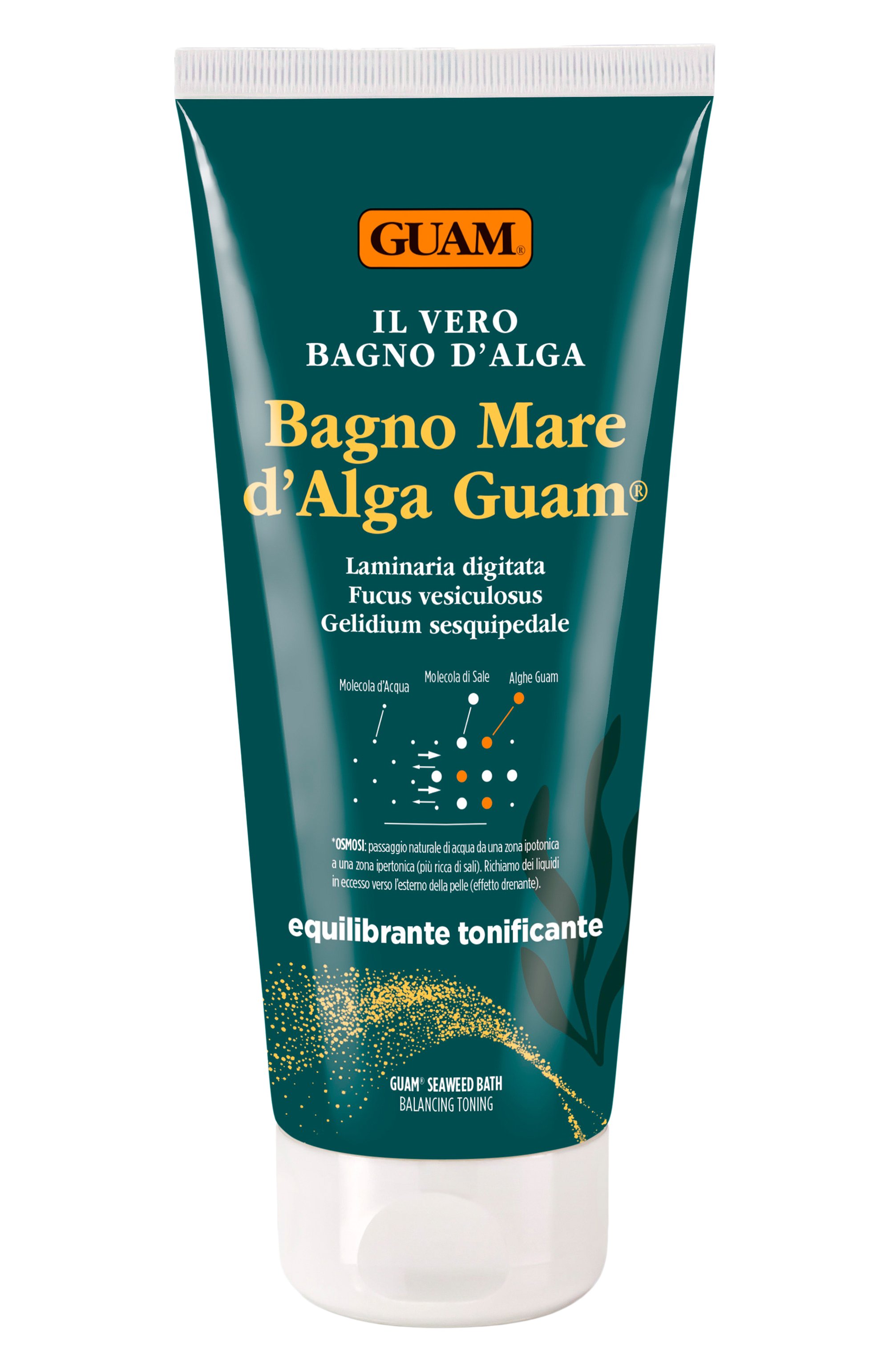 Тонизирующий гель для душа с морскими водорослями (200ml) GUAM бесцветного цвета по цене 2300 руб., арт. 8025021223919, фото 1 Тонизирующий гель для душа с морскими водорослями (200ml) GUAM, арт. 8025021223919, фото 1