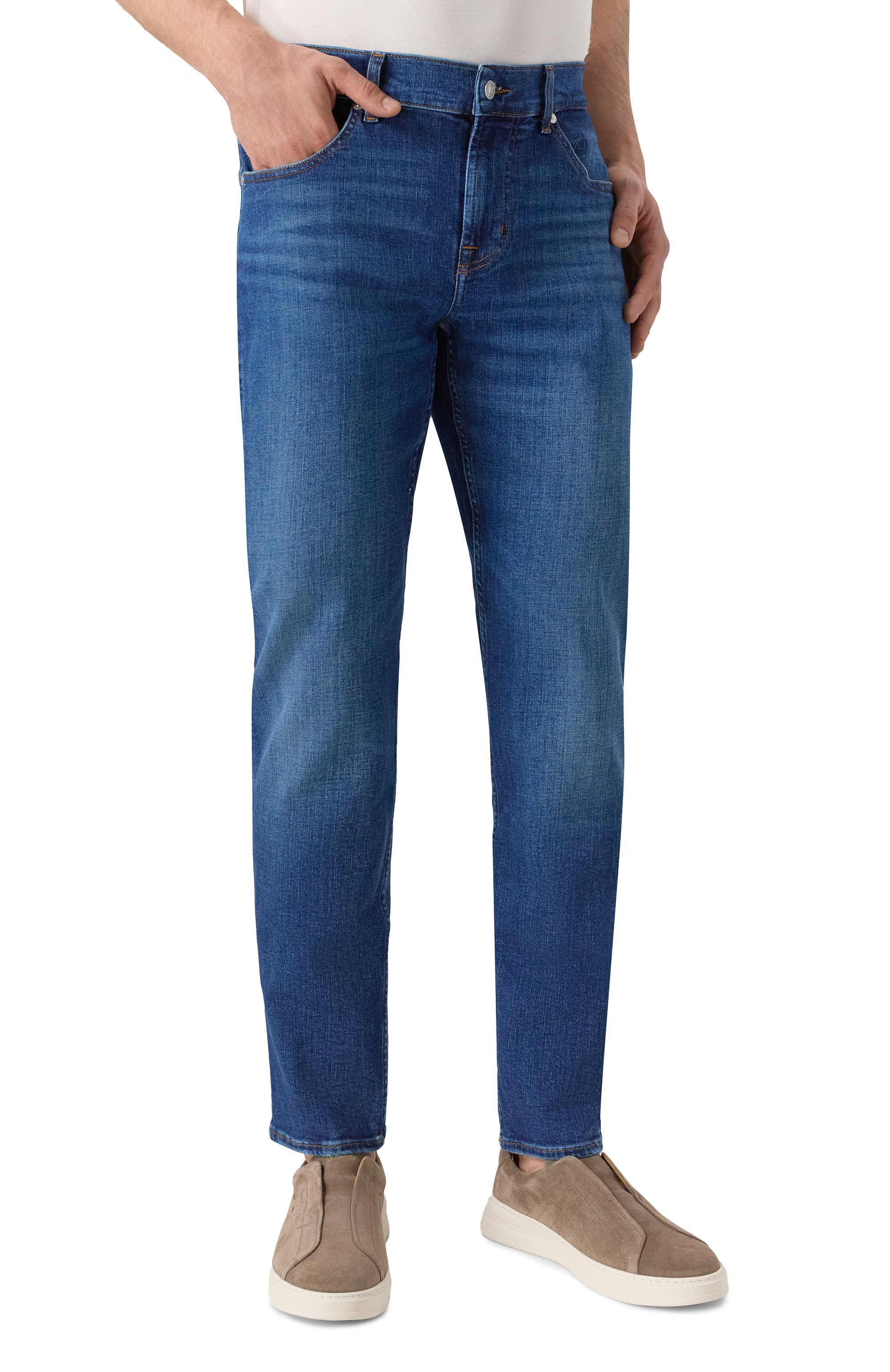 Джинсы slimmy tapered 7 FOR ALL MANKIND, арт. 7TB00C12S0N, фото 3