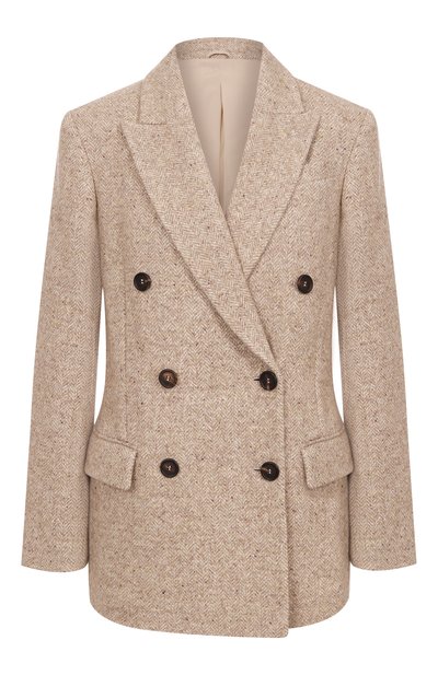 Женский жакет из шерсти и шелка BRUNELLO CUCINELLI, арт. MG5307059