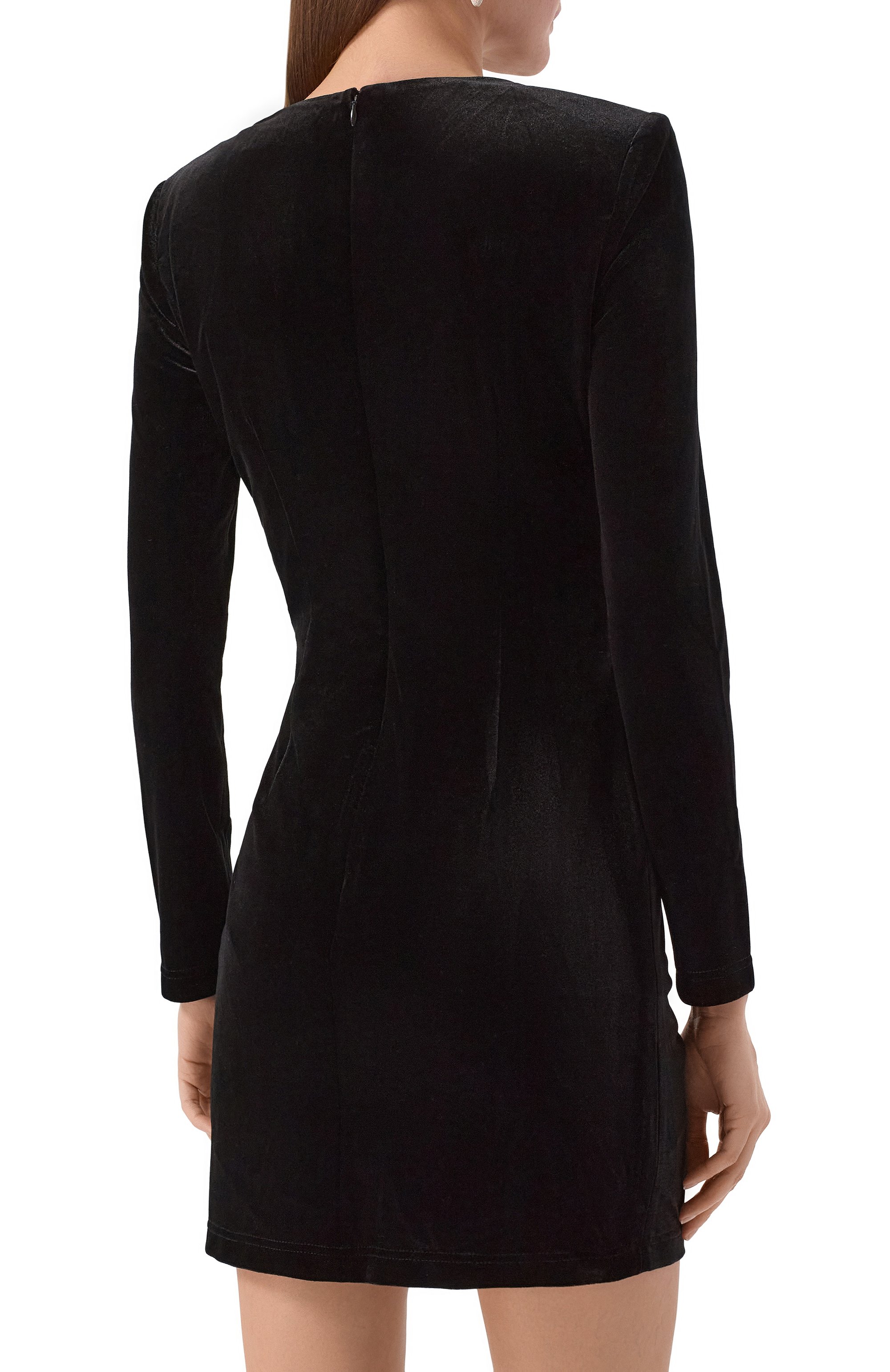 Бархатное платье SELF-PORTRAIT, арт. AW25128SB, фото 3