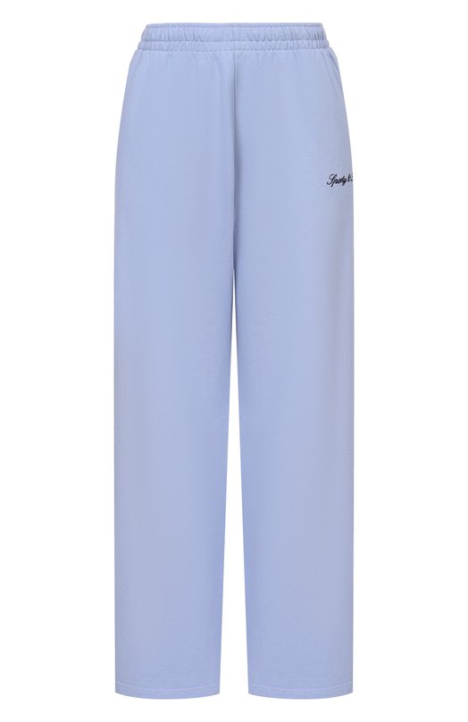 Хлопковые брюки Sporty and Rich PA05568326BL136 Голубой PA05568326BL136