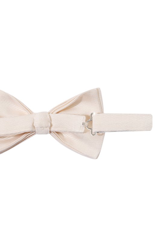 Галстук-бабочка из шелка и хлопка Altea Белый, фото 3