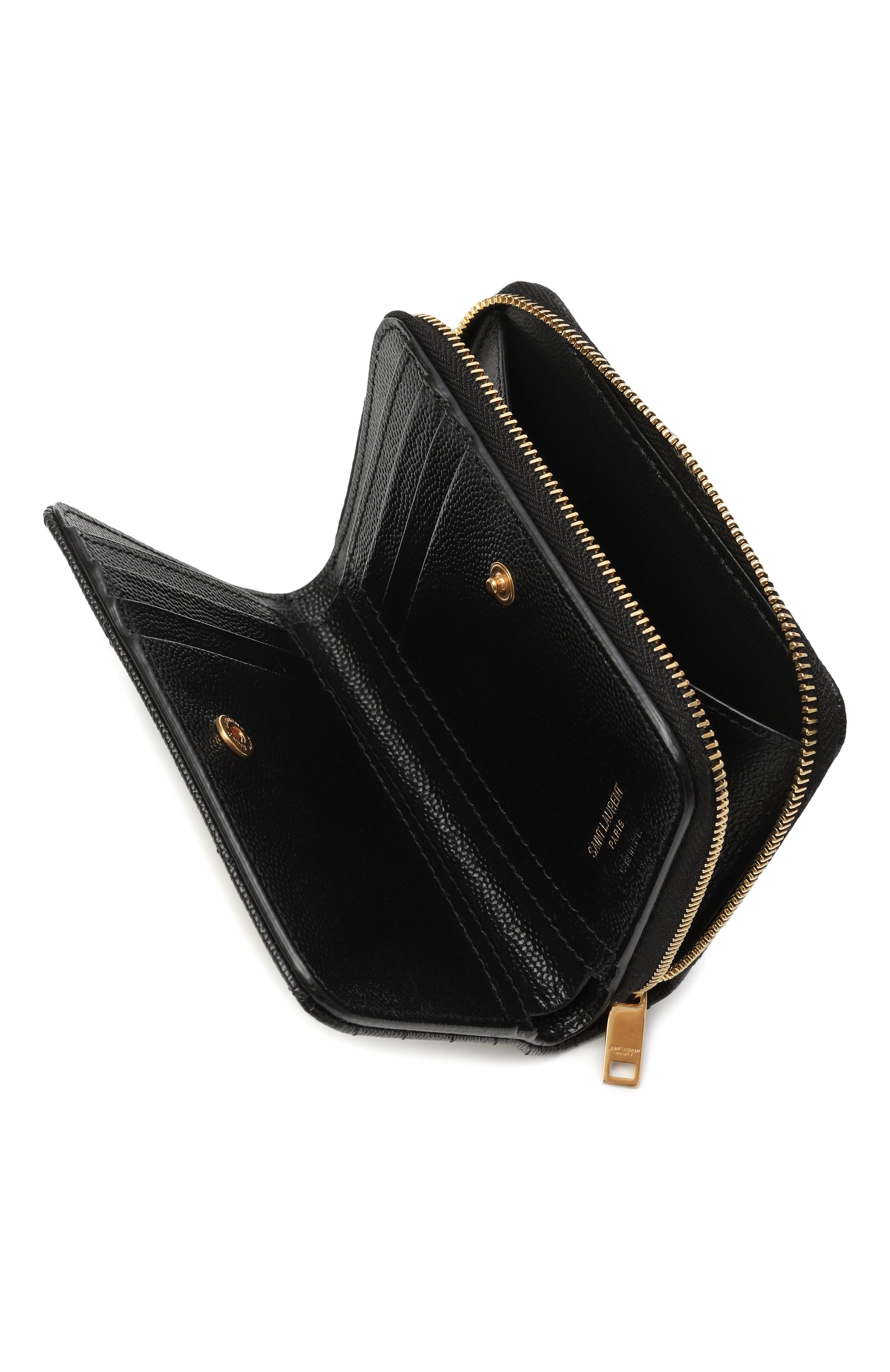 Кожаный кошелек SAINT LAURENT, арт. 668288/B0W01, фото 3