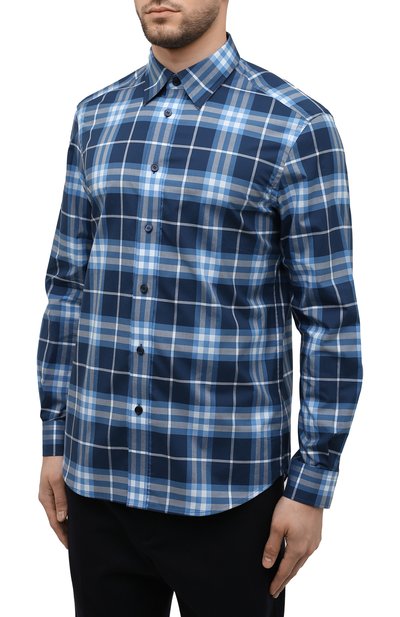 Хлопковая рубашка BURBERRY, арт. 8050360, фото 3