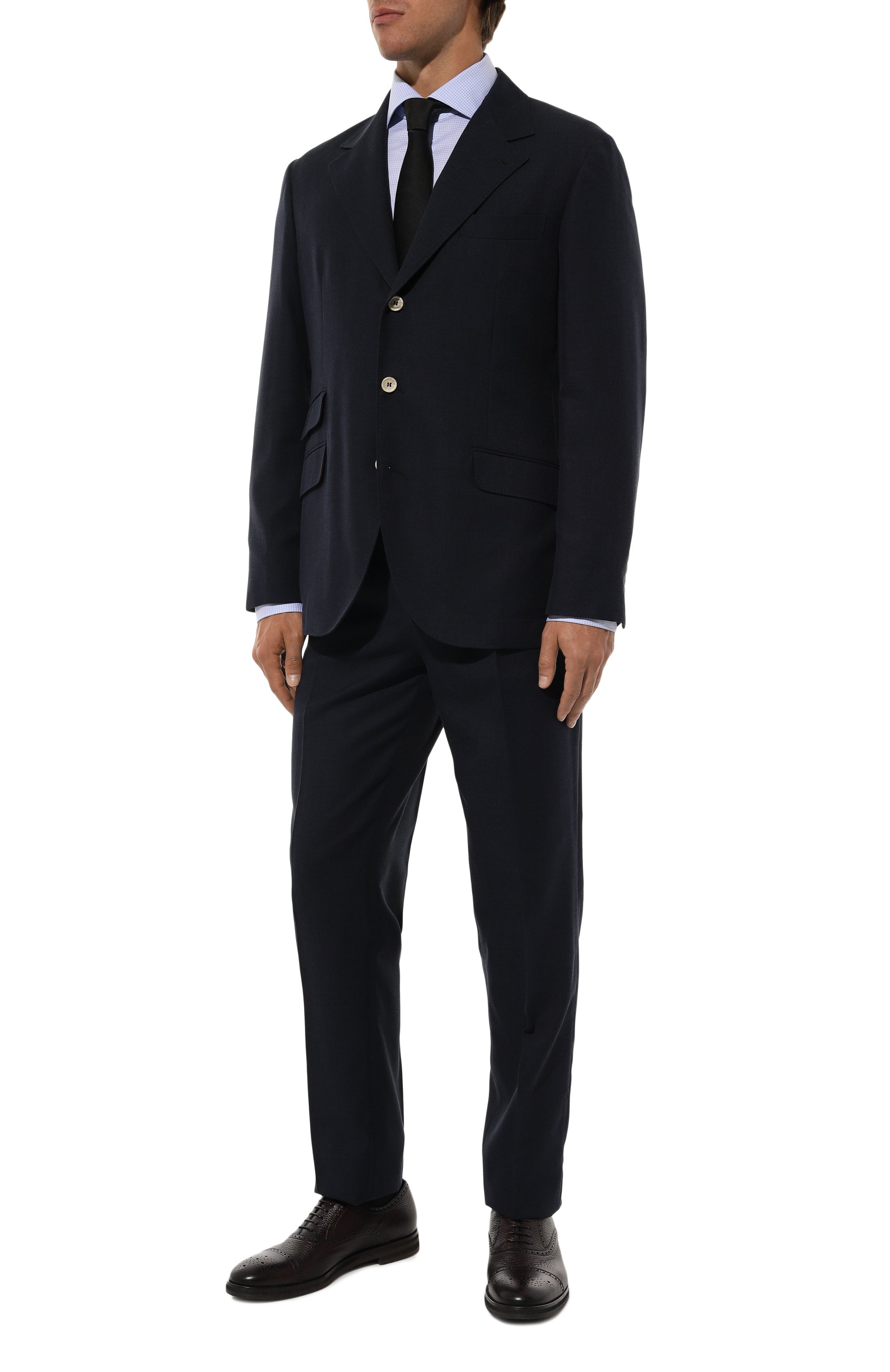 Костюм из хлопка и шерсти BRUNELLO CUCINELLI, арт. MS463LDWH, фото 2