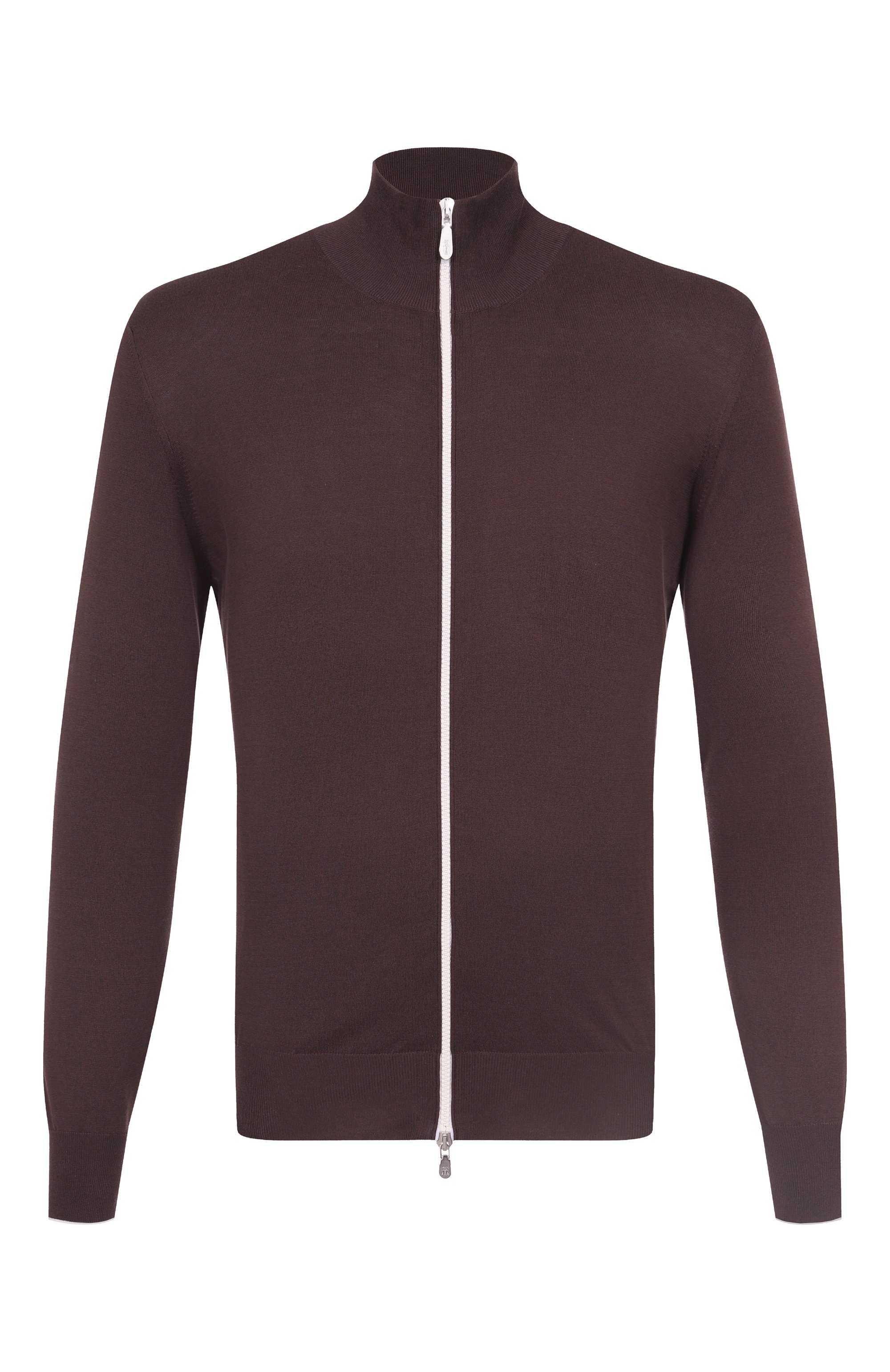 Хлопковый кардиган BRUNELLO CUCINELLI темно-коричневого цвета по цене 115000 руб., арт. M2900106, фото 1 Хлопковый кардиган BRUNELLO CUCINELLI, арт. M2900106, фото 1