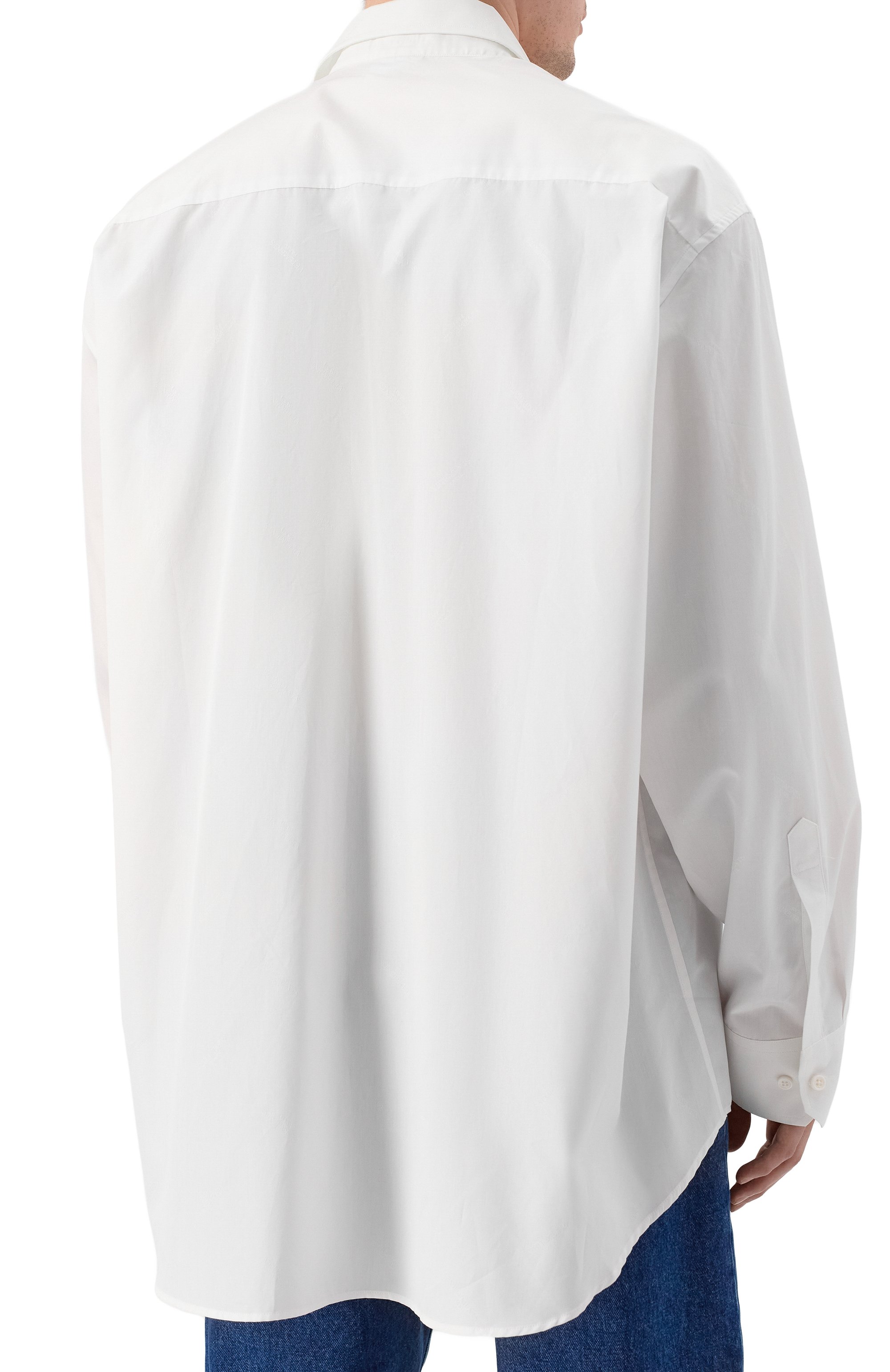 Хлопковая рубашка VETEMENTS, арт. UA66SH400W, фото 4