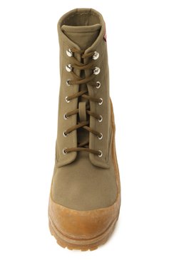 Мужские текстильные ботинки urban DSQUARED2 хаки цвета, арт. ABM0154/00300001 | Фото 6 (Каблук высота: Высокий; Материал внутренний: Текстиль; Подошва: Массивная; Материал внешний: Текстиль; Материал утеплителя: Без утеплителя; Мужское Кросс-КТ: Байкеры-обувь)