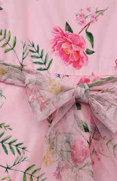 Хлопковое платье MONNALISA, арт. 71C907, фото 3