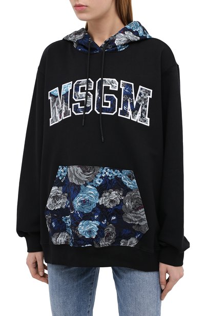 Хлопковое худи MSGM, арт. 2941MDM174 207799, фото 3