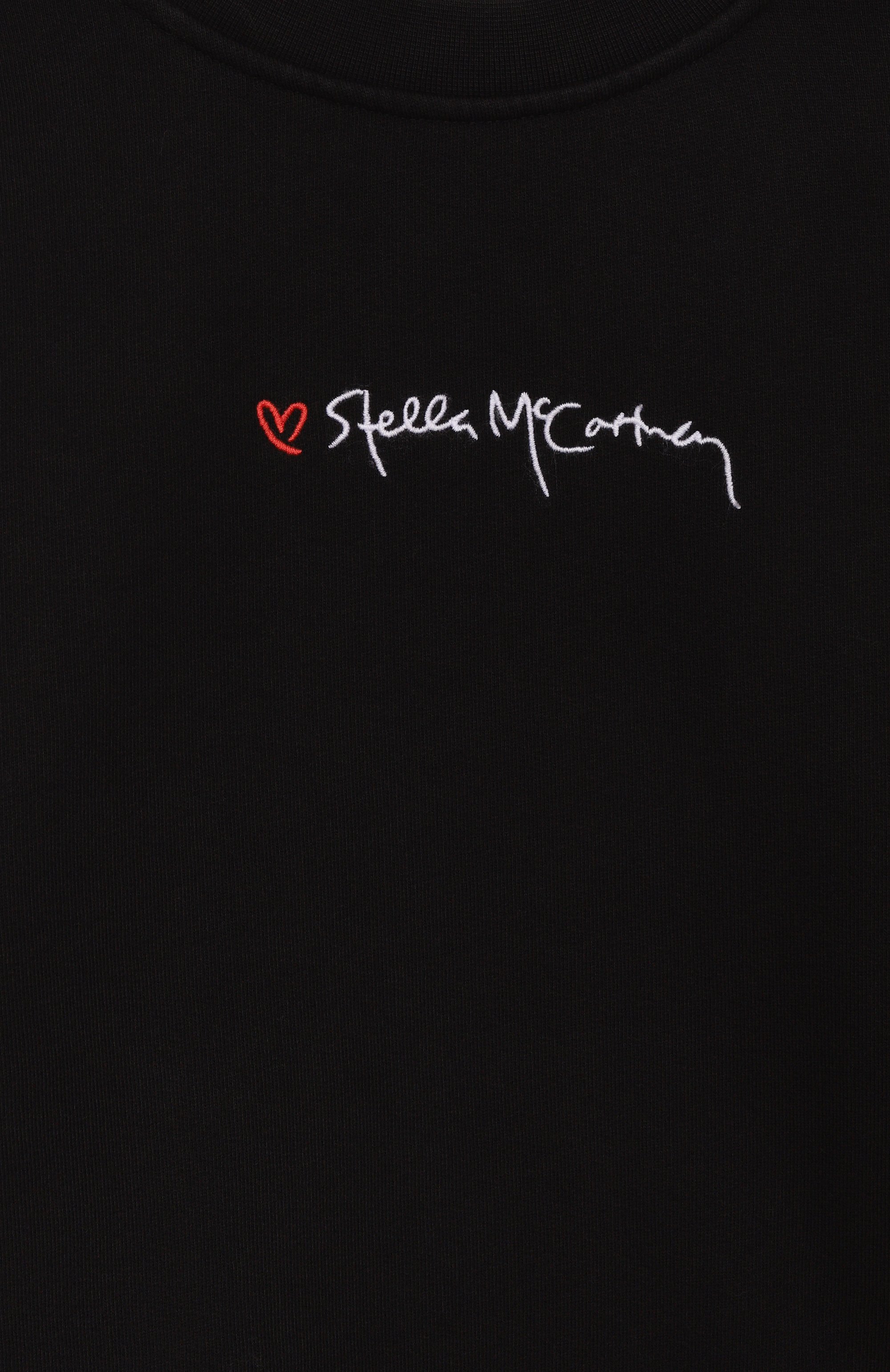 Хлопковый свитшот STELLA MCCARTNEY черного цвета по цене 12350 руб., арт. TX4C50, фото 3 Хлопковый свитшот STELLA MCCARTNEY, арт. TX4C50, фото 3