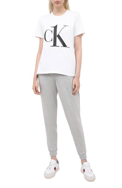 Хлопковая футболка CALVIN KLEIN, арт. QS6436E, фото 2