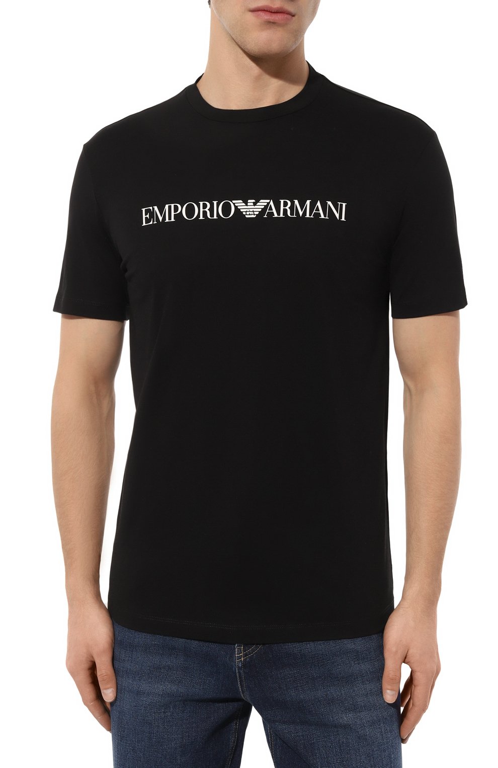 Хлопковая футболка EMPORIO ARMANI, арт. 8N1TN5/1JPZZ, фото 3