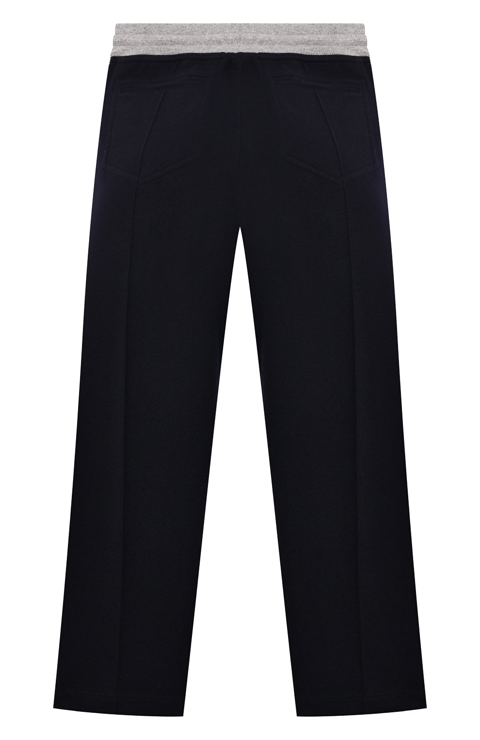 Брюки из кашемира и хлопка BRUNELLO CUCINELLI синего цвета по цене 124000 руб., арт. BE843E312C, фото 2 Брюки из кашемира и хлопка BRUNELLO CUCINELLI, арт. BE843E312C, фото 2