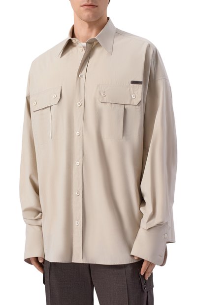 Хлопковая рубашка DOLCE & GABBANA, арт. G5MD3T/GI281, фото 3